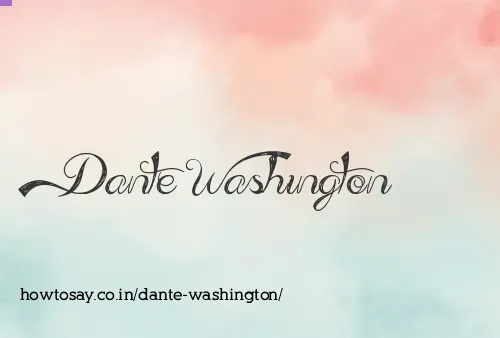 Dante Washington