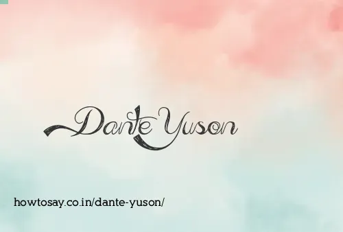 Dante Yuson
