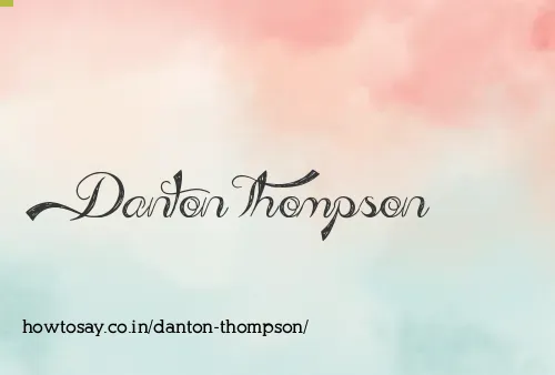 Danton Thompson