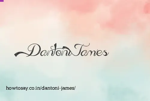 Dantoni James