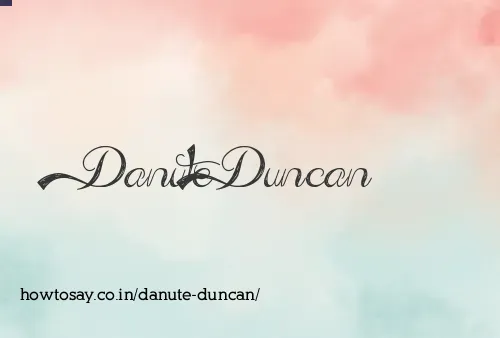 Danute Duncan