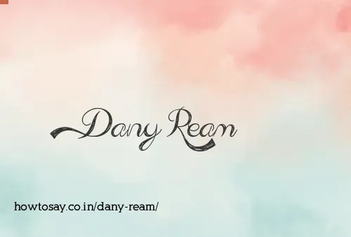Dany Ream