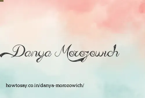 Danya Morozowich