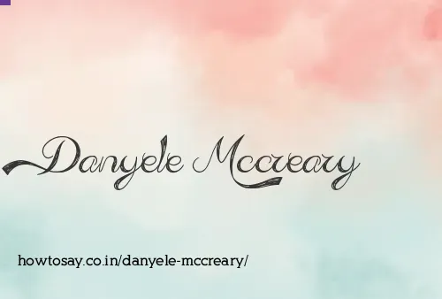 Danyele Mccreary