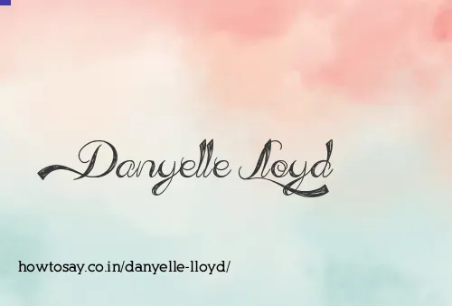 Danyelle Lloyd