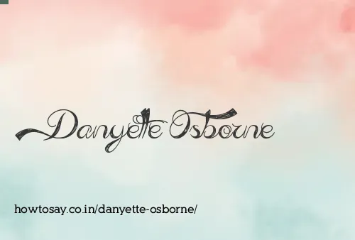 Danyette Osborne