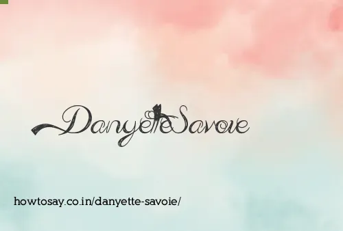 Danyette Savoie