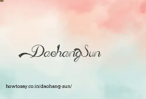 Daohang Sun