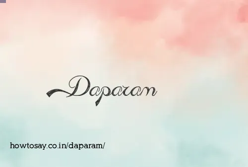 Daparam