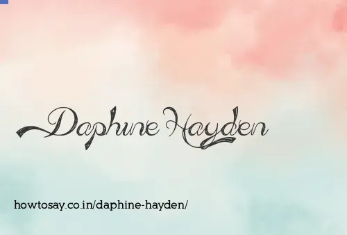 Daphine Hayden