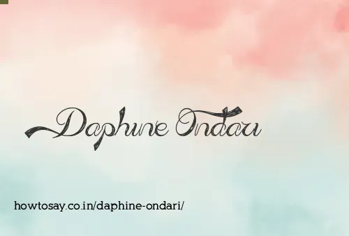 Daphine Ondari