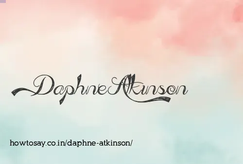 Daphne Atkinson
