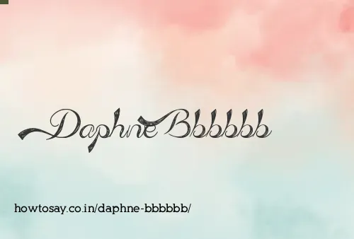Daphne Bbbbbb