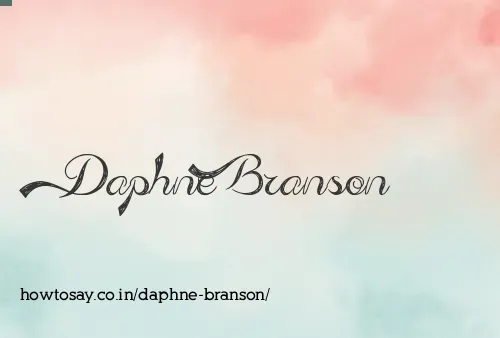 Daphne Branson