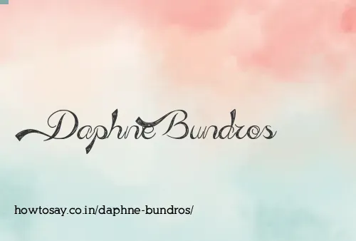 Daphne Bundros
