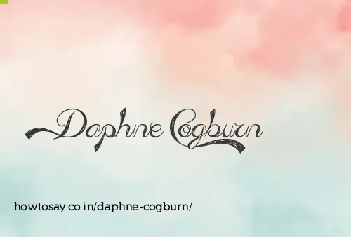 Daphne Cogburn