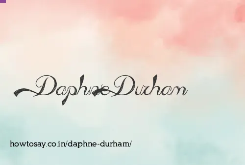 Daphne Durham