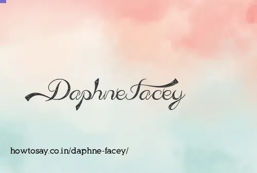 Daphne Facey