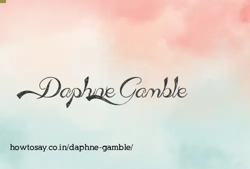 Daphne Gamble