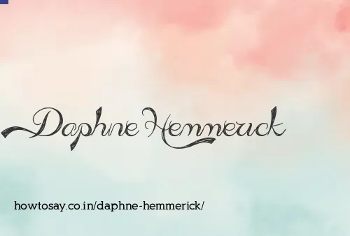 Daphne Hemmerick