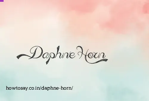 Daphne Horn