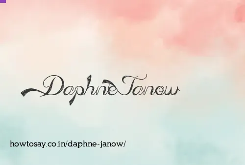 Daphne Janow
