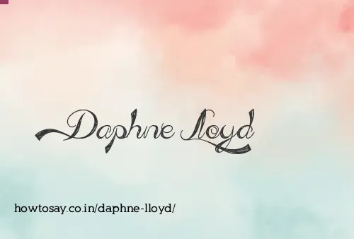 Daphne Lloyd