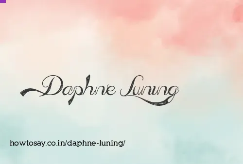 Daphne Luning
