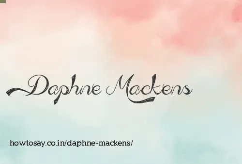 Daphne Mackens