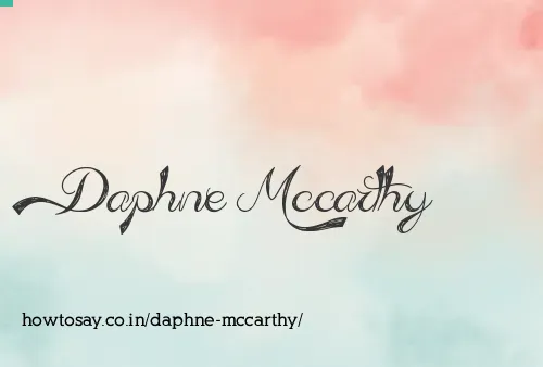 Daphne Mccarthy