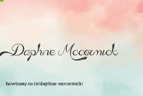 Daphne Mccormick