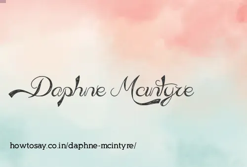 Daphne Mcintyre