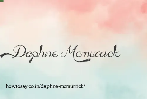 Daphne Mcmurrick