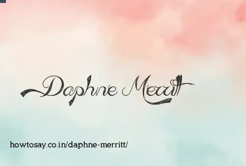 Daphne Merritt