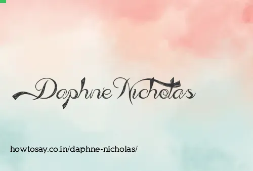 Daphne Nicholas