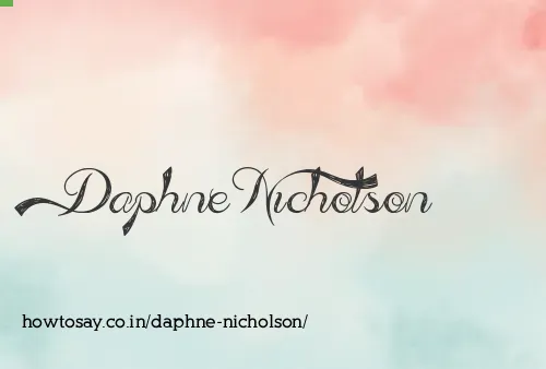 Daphne Nicholson