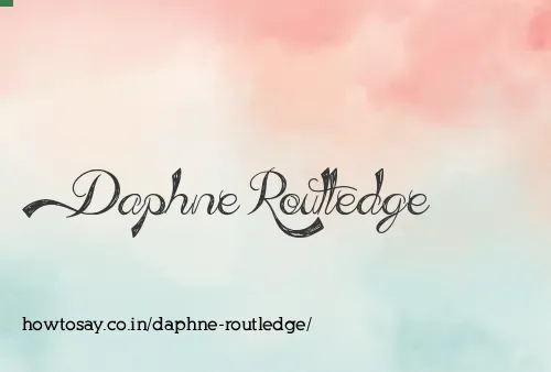 Daphne Routledge