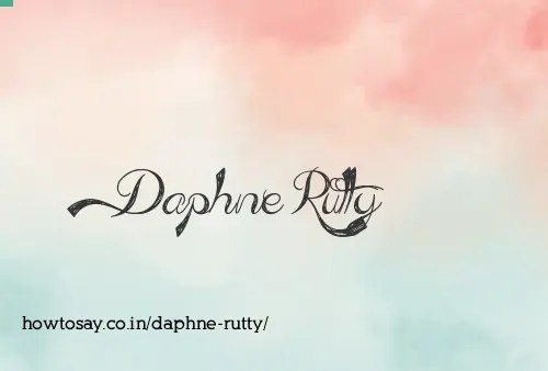 Daphne Rutty