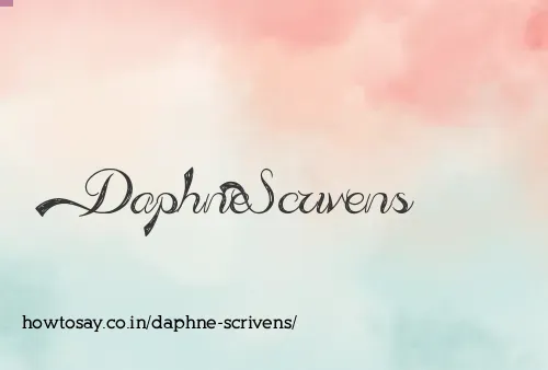 Daphne Scrivens