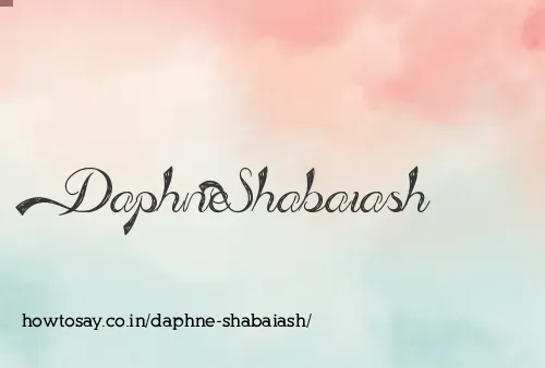 Daphne Shabaiash