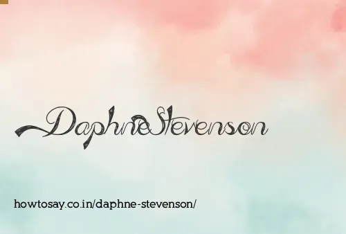 Daphne Stevenson