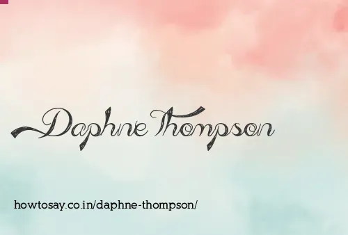 Daphne Thompson