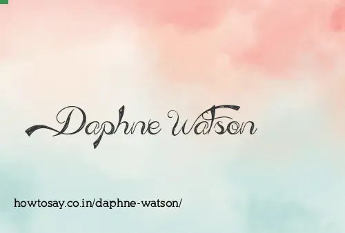 Daphne Watson