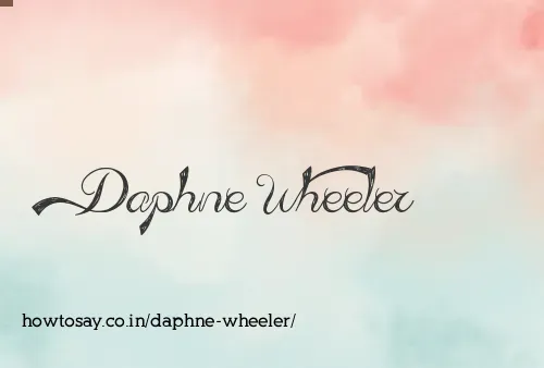 Daphne Wheeler