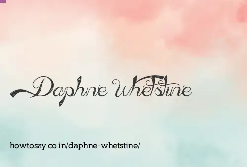 Daphne Whetstine
