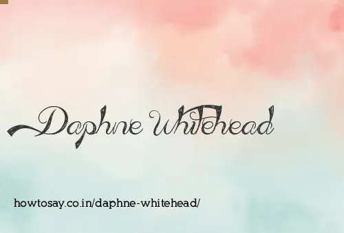 Daphne Whitehead