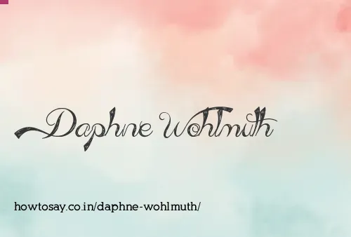 Daphne Wohlmuth