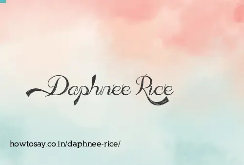 Daphnee Rice
