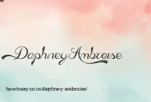Daphney Ambroise