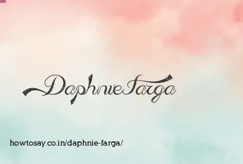 Daphnie Farga